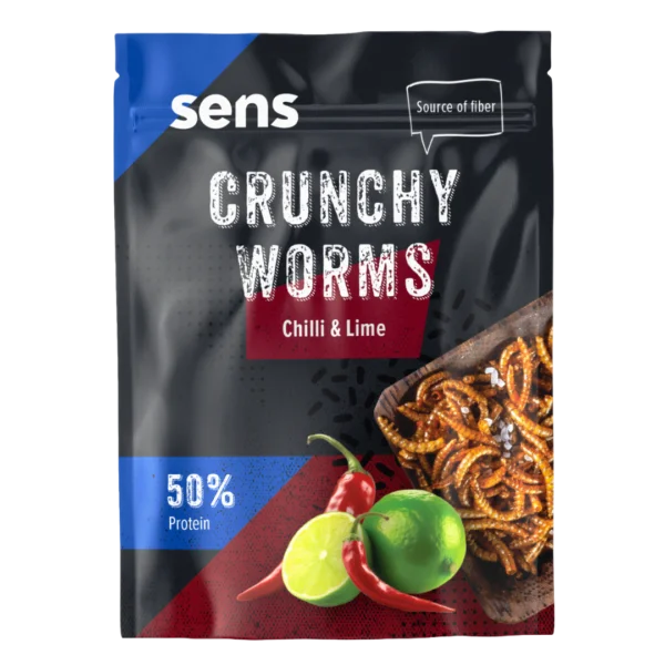 Crunchy worms - Chili & Lime