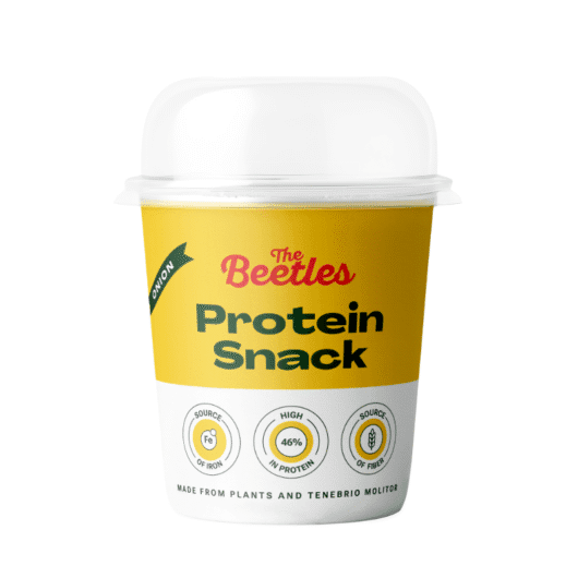 The Beetles protein snack - Cream and onion taste
